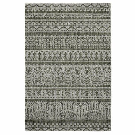 UNITED WEAVERS OF AMERICA 5 ft. 3 in. x 7 ft. 6 in. Augusta Diani Green Rectangle Area Rug 3900 10145 69